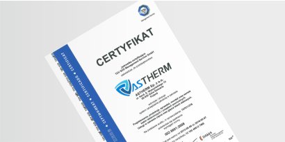 Firma ASTHERM posiada certyfikat TUV-ISO